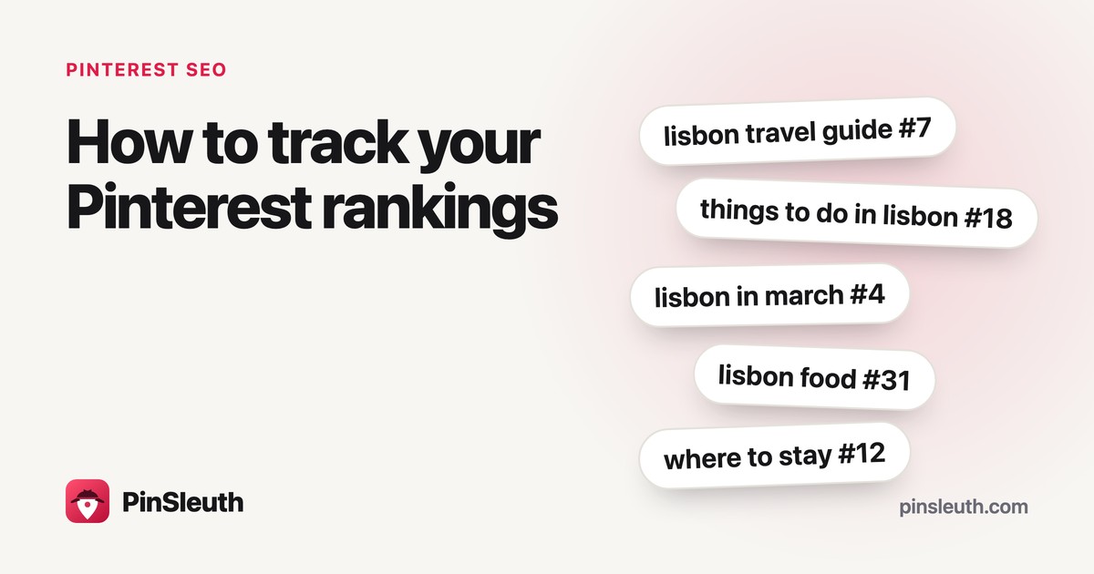 How to track your Pinterest rankings (and what a rank really is)